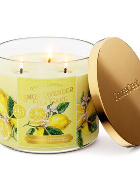 Goose Creek Lemon Lavender Tea Cake 3-Wick Candle NWT